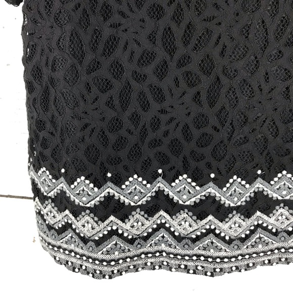 Sea New York embroidered top black and whites lace - Picture 6 of 9